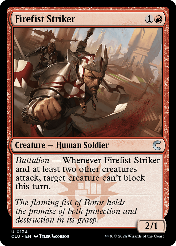 Image of Firefist Striker (CLU-134) - Ravnica: Clue Edition