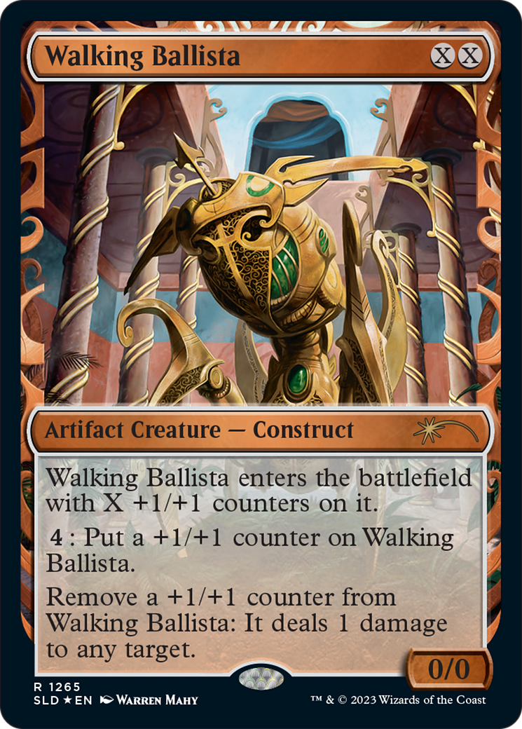 Image of Walking Ballista (1265) (Halo Foil) (SLD-1265) - Secret Lair Drop: (Showcase) Foil