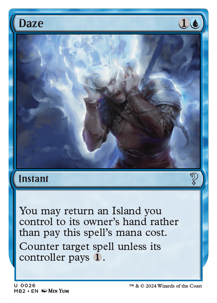 Image of Daze (White Border) (MB2-026) - Mystery Booster 2