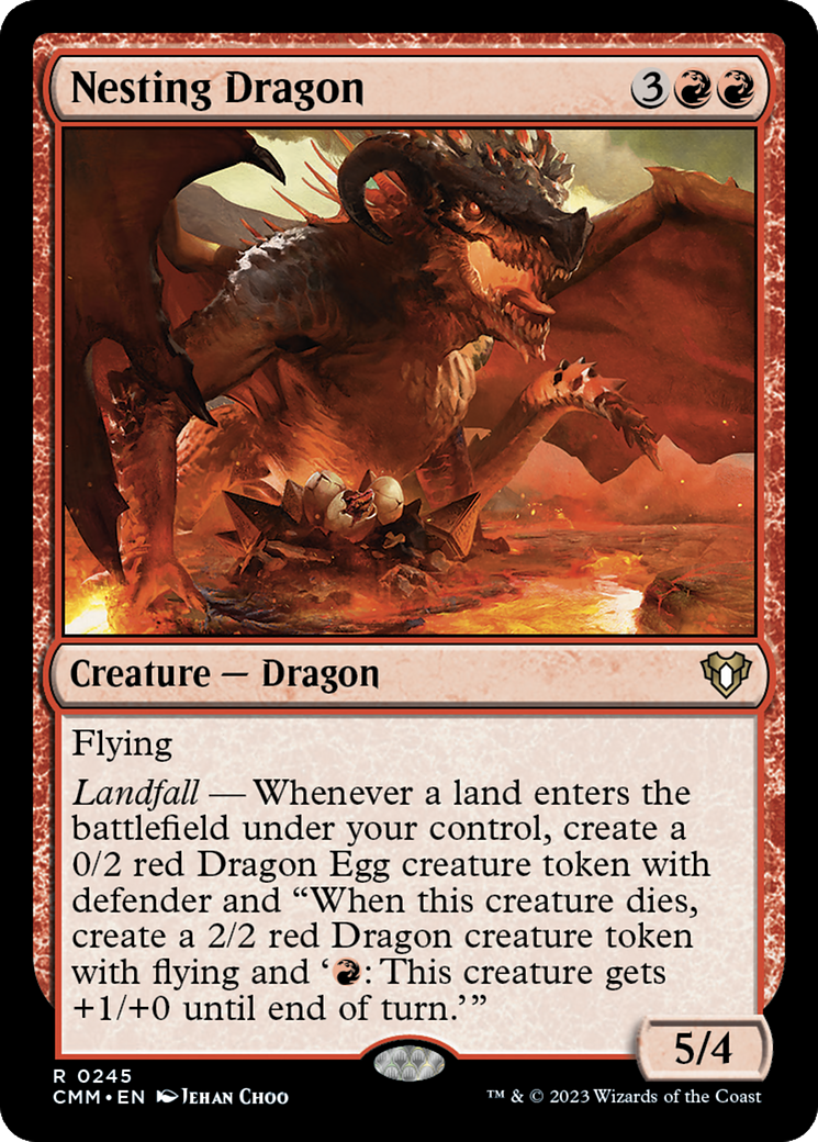Image of Nesting Dragon (CMM-245) - Commander Masters
