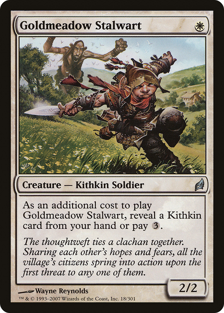 Image of Goldmeadow Stalwart (LRW-018) - Lorwyn Foil
