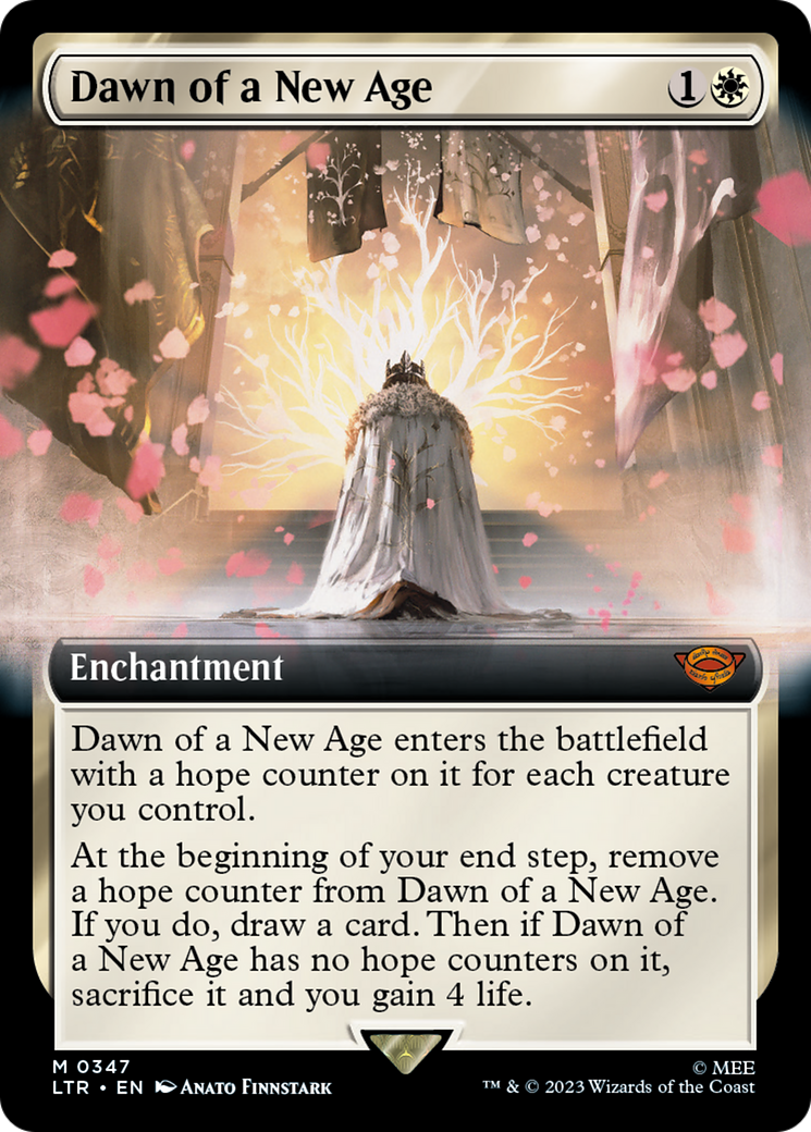 Image of Dawn of a New Age (Extended Art) (LTR-347) - The Lord of the Rings: Tales of Middle-earth: (Extended Art)