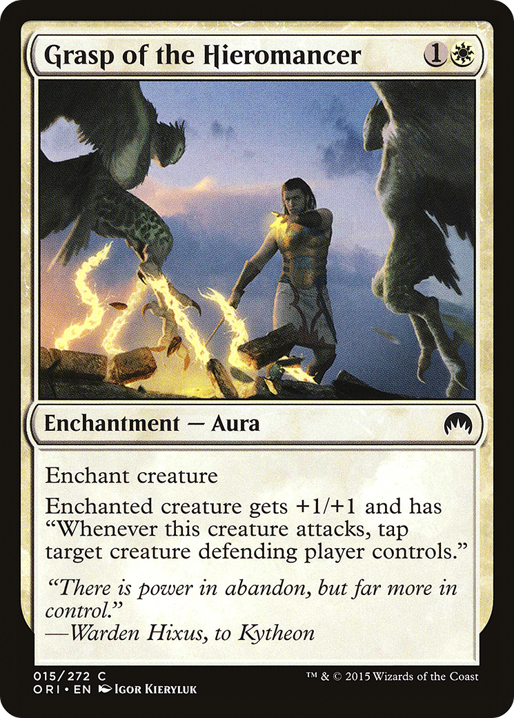 Image of Grasp of the Hieromancer (ORI-015) - Magic Origins Foil