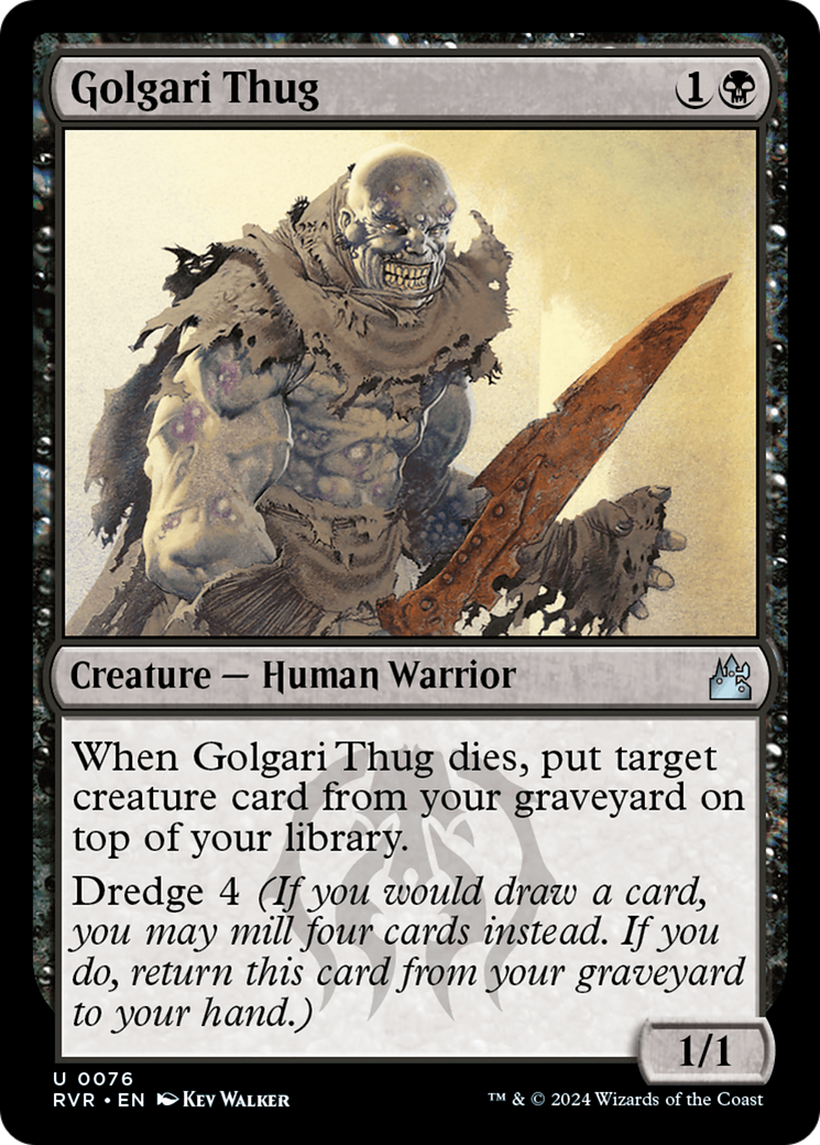 Image of Golgari Thug (RVR-076) - Ravnica Remastered