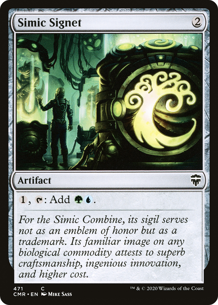 Image of Simic Signet (CMR-471) - Commander Legends