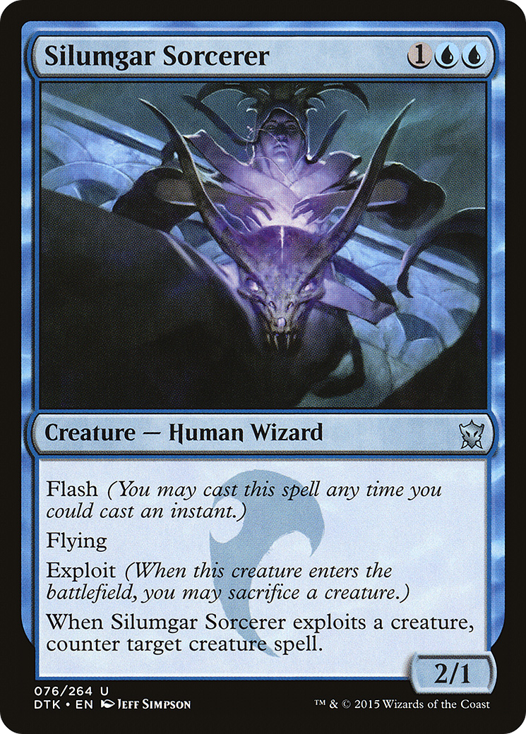 Image of Silumgar Sorcerer (DTK-076) - Dragons of Tarkir