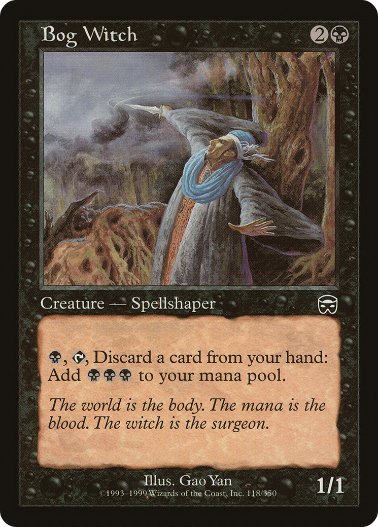 Image of Bog Witch (MMQ-118) - Mercadian Masques Foil