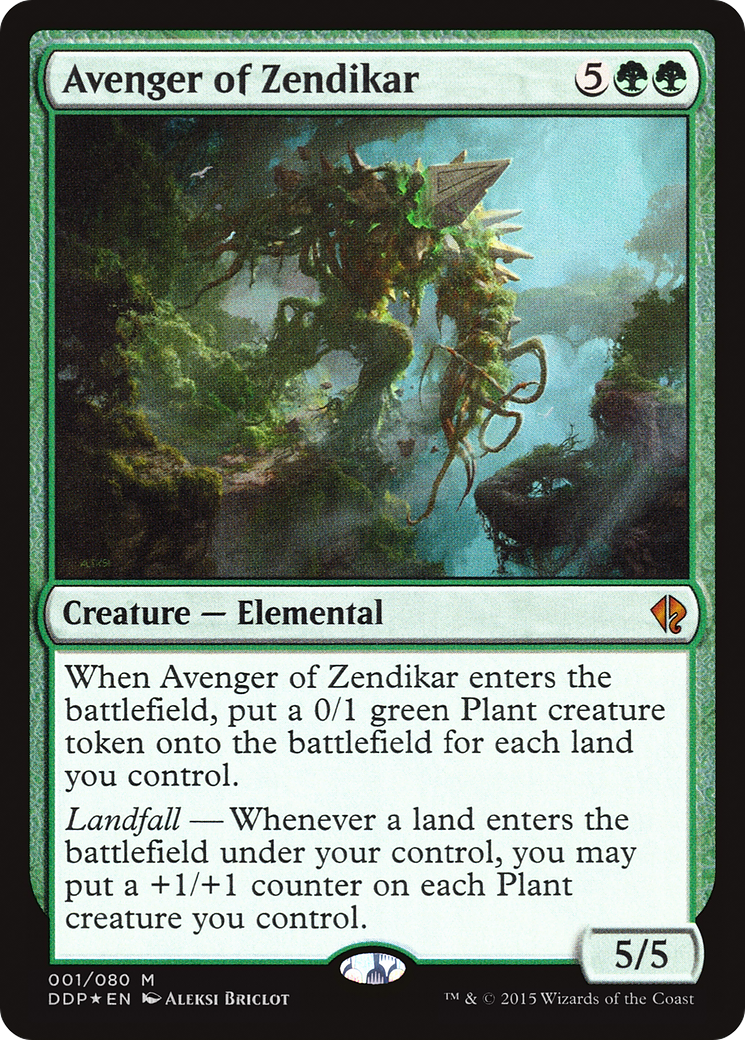 Image of Avenger of Zendikar (DDP-001) - Duel Decks: Zendikar vs. Eldrazi