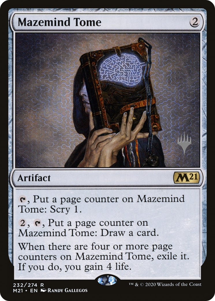 Image of Mazemind Tome (PPM21-232P) - Core Set 2021 Promos Foil