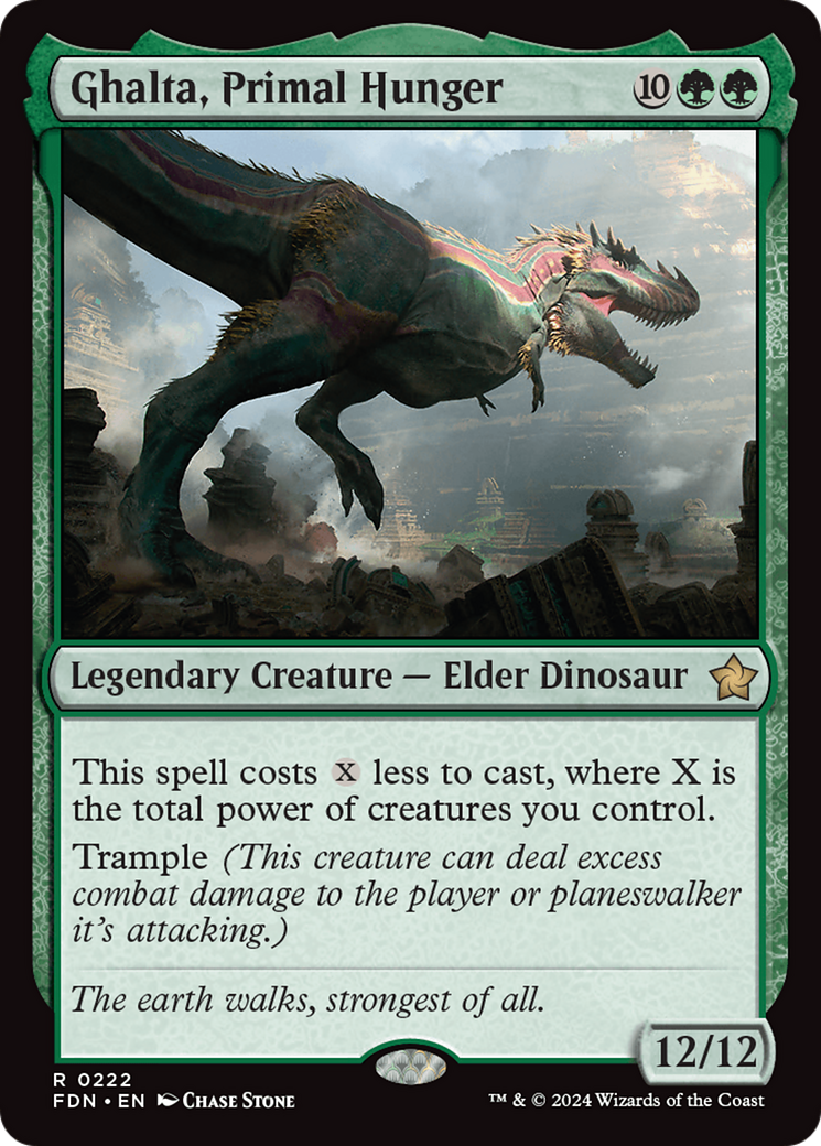 Image of Ghalta, Primal Hunger (FDN-222) - Foundations