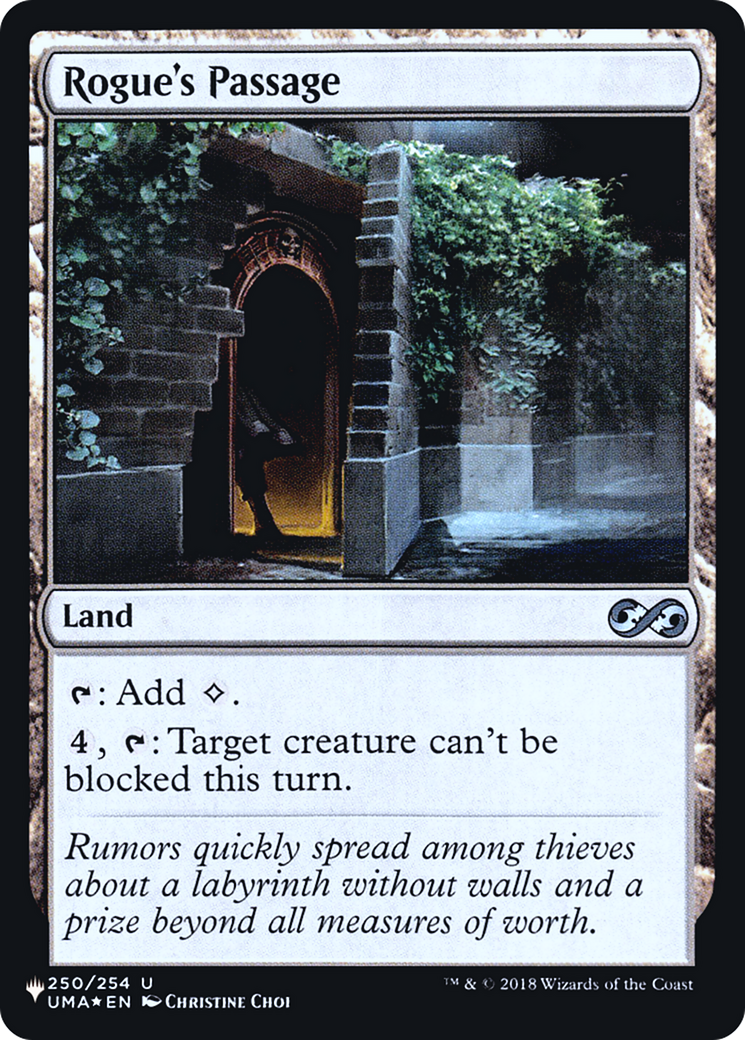 Image of Rogue's Passage (UMA) (LIST-250) - The List Foil