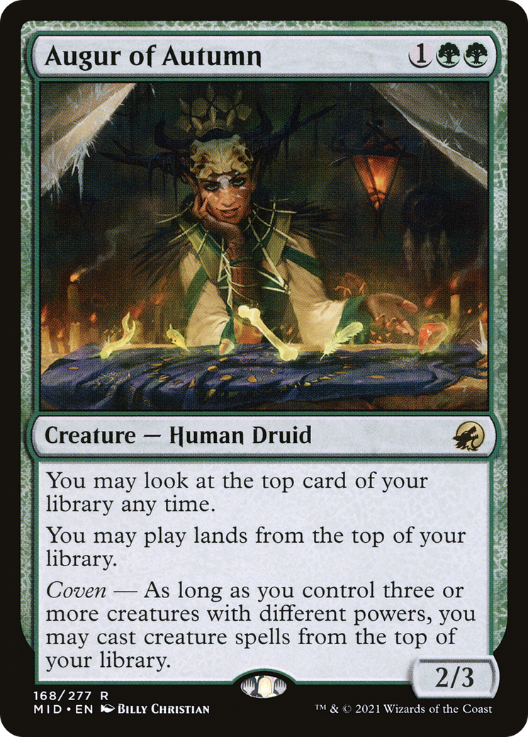 Image of Augur of Autumn (MID-168) - Innistrad: Midnight Hunt