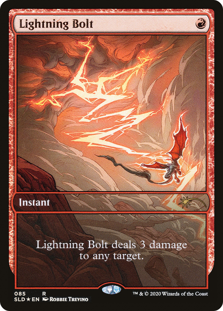 Image of Lightning Bolt (085) (SLD-085) - Secret Lair Drop Foil