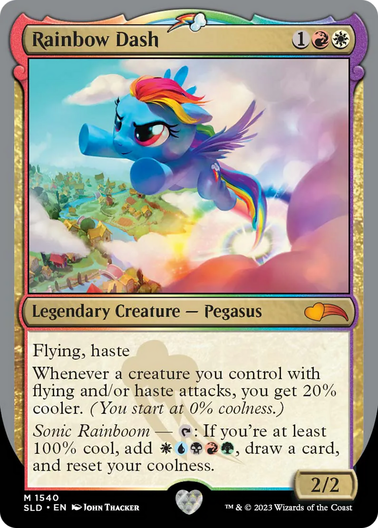 Image of Rainbow Dash (SLD-1540) - Secret Lair Drop