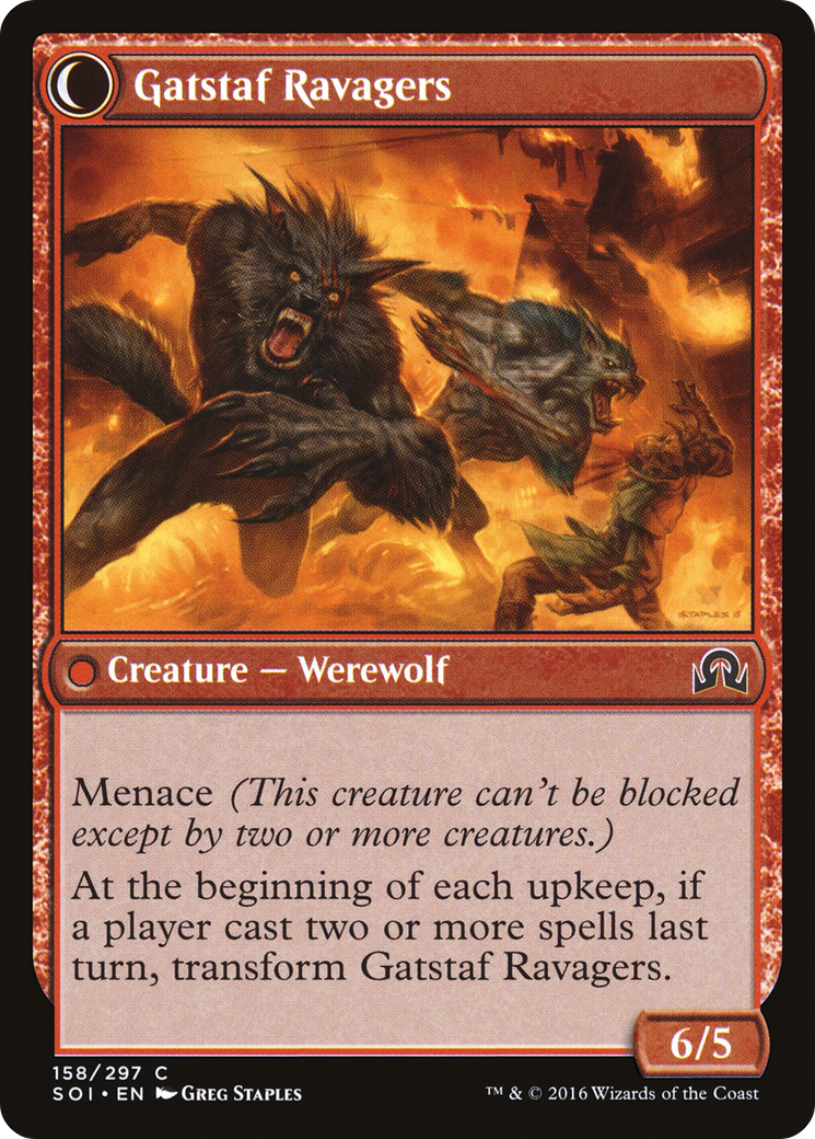 Image of Gatstaf Arsonists (SOI-158) - Shadows over Innistrad: (Double Faced Transform)