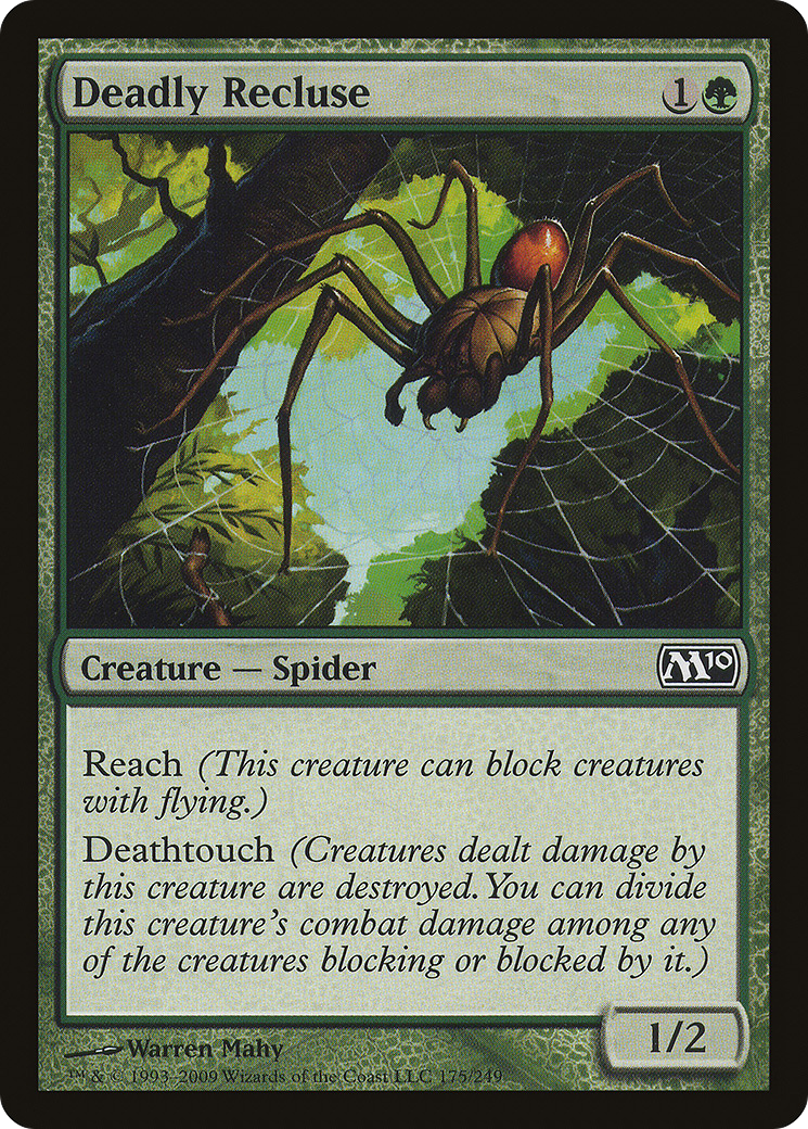 Image of Deadly Recluse (M10-175) - Magic 2010 Foil