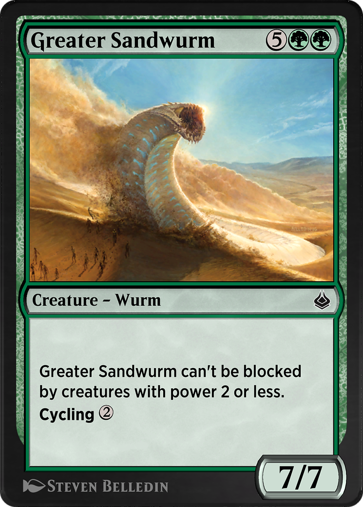 Image of Greater Sandwurm (AKR-192) - Amonkhet Remastered