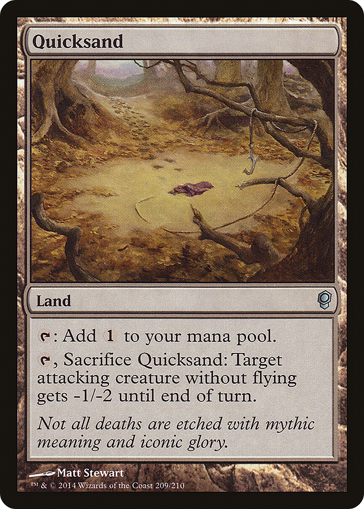 Image of Quicksand (CNS-209) - Conspiracy Foil