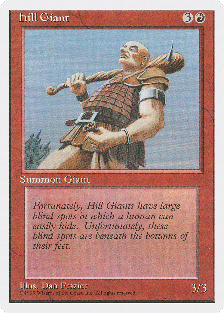 Image of Hill Giant (4ED-) - Fourth Edition