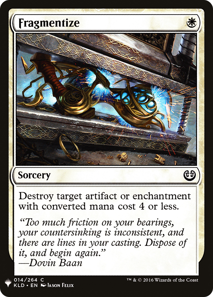 Image of Fragmentize (LIST-014) - The List