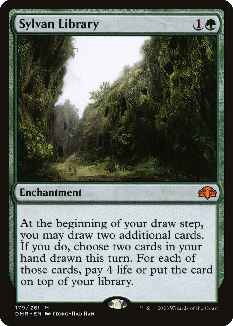 Image of Sylvan Library (DMR-179) - Dominaria Remastered