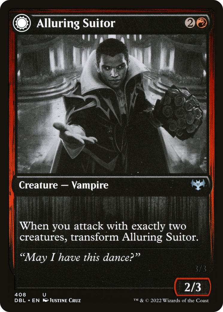 Image of Alluring Suitor (DBL-408) - Innistrad: Double Feature: (Double Faced Transform)