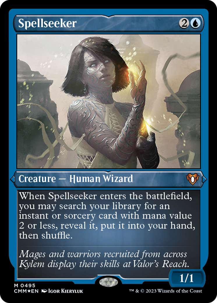 Image of Spellseeker (CMM-495) - Commander Masters Etched Foil