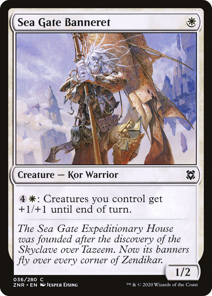 Image of Sea Gate Banneret (ZNR-036) - Zendikar Rising