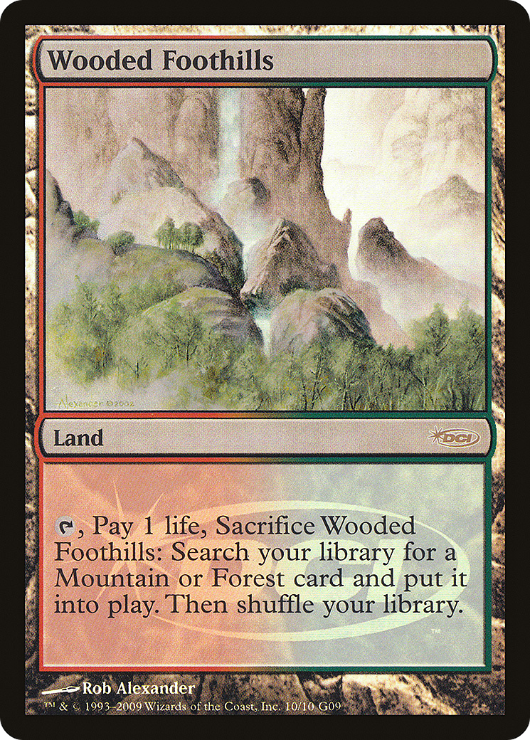Image of Wooded Foothills (JDG-010) - Judge Gift Cards 2009 Foil