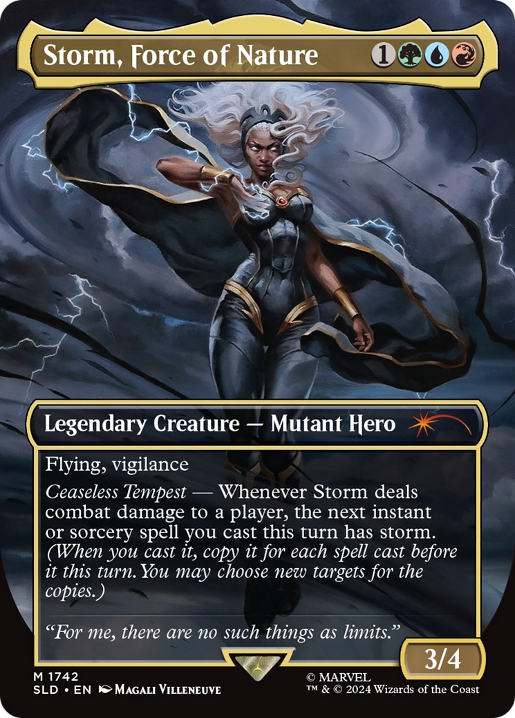 Image of Storm, Force of Nature (SLD-1742) - Secret Lair Drop (Borderless)