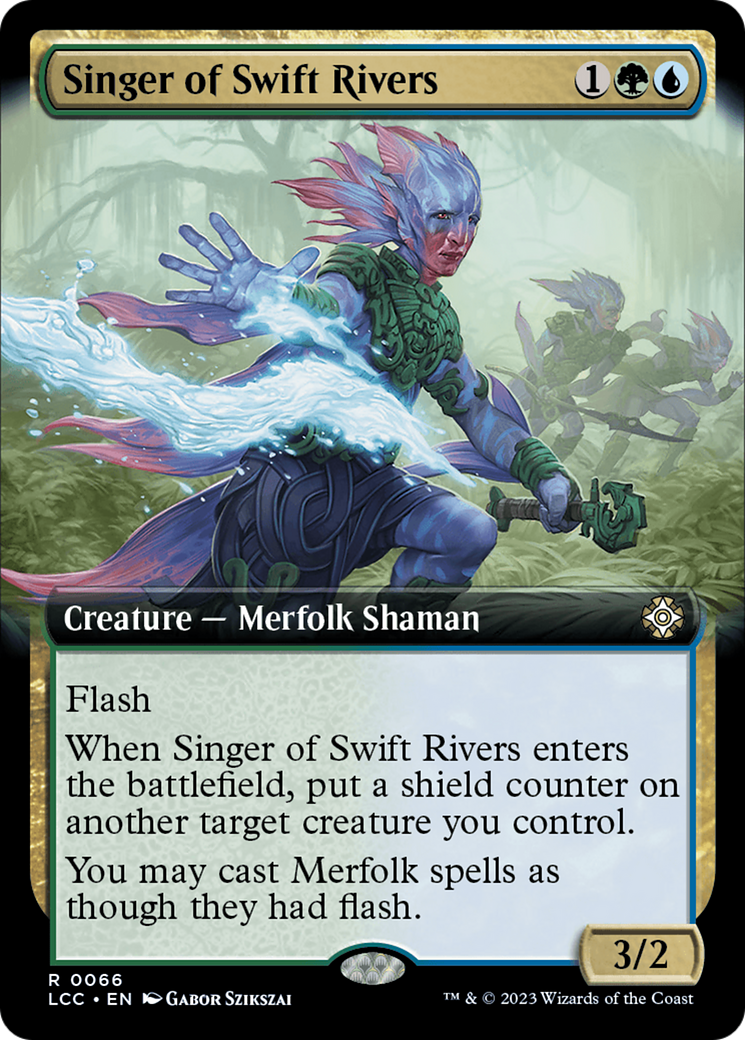 Image of Singer of Swift Rivers (Extended Art) (LCC-066) - The Lost Caverns of Ixalan Commander: (Extended Art)