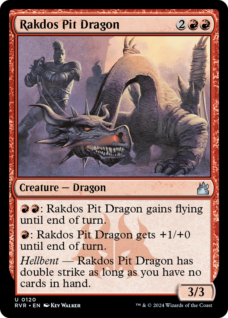 Image of Rakdos Pit Dragon (RVR-120) - Ravnica Remastered