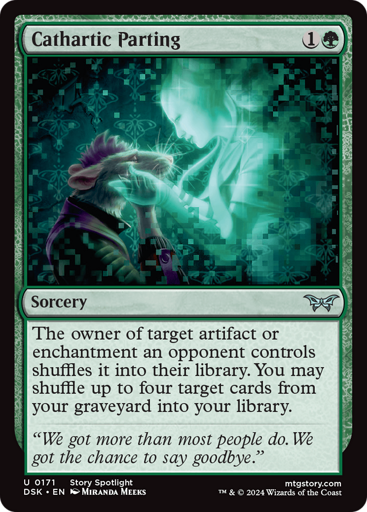 Image of Cathartic Parting (DSK-171) - Duskmourn: House of Horror Foil