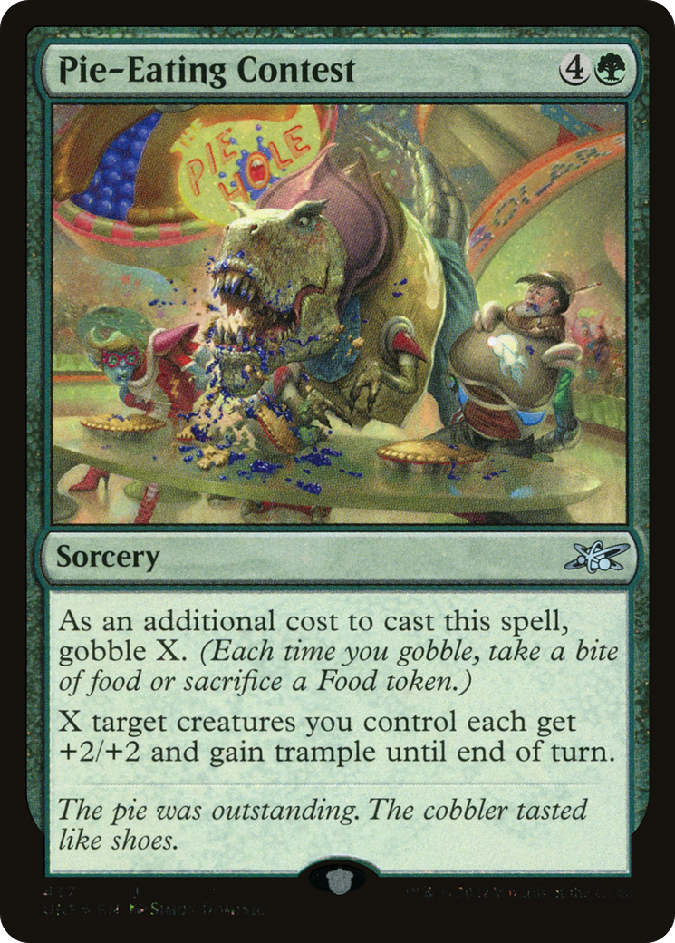 Image of Pie-Eating Contest (Galaxy Foil) (UNF-437) - Unfinity Foil