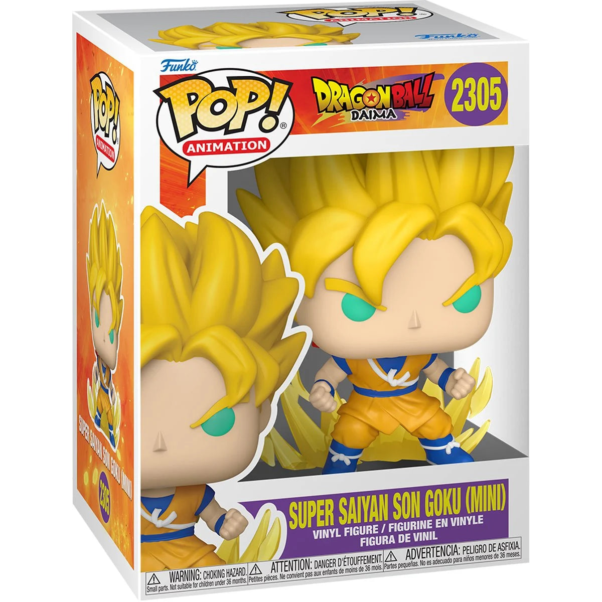 Image of Dragon Ball Daima Super Saiyan Son Goku (Mini) Funko Pop! Vinyl Figure #2305