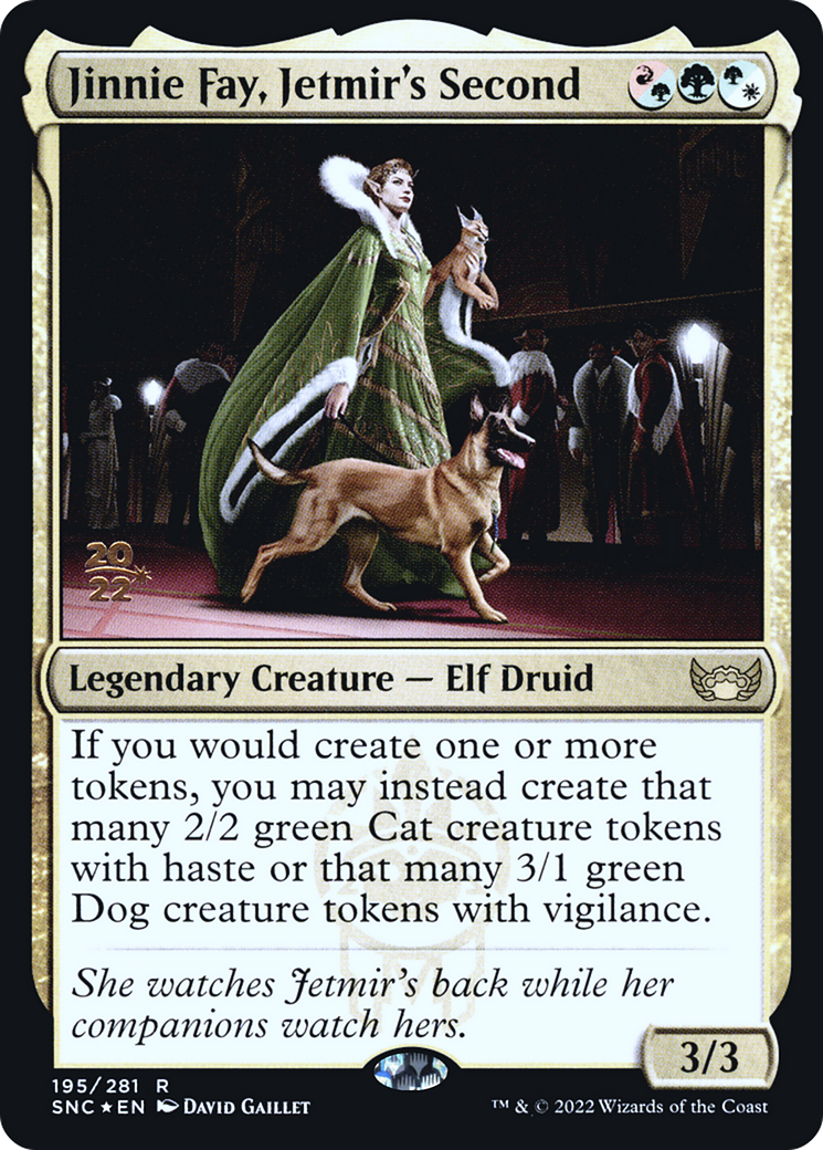 Image of Jinnie Fay, Jetmir's Second (PRE-195) - Streets of New Capenna Promos Foil