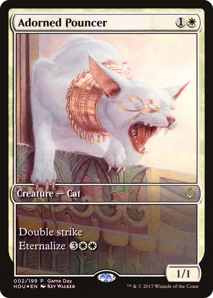 Image of Adorned Pouncer (GAME-002) - Hour of Devastation Promos Foil
