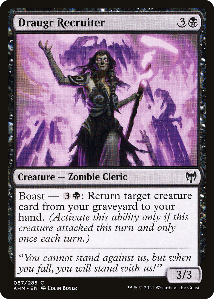 Image of Draugr Recruiter (KHM-087) - Kaldheim