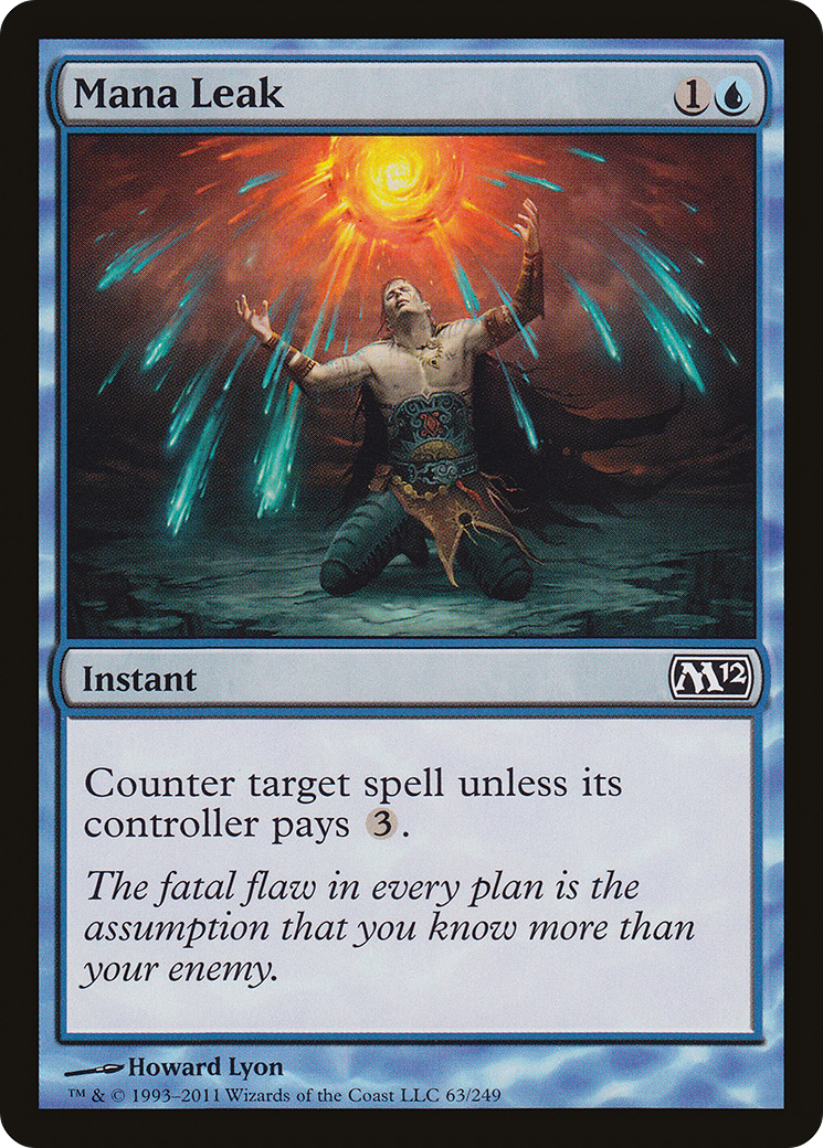 Image of Mana Leak (M12-063) - Magic 2012 Foil