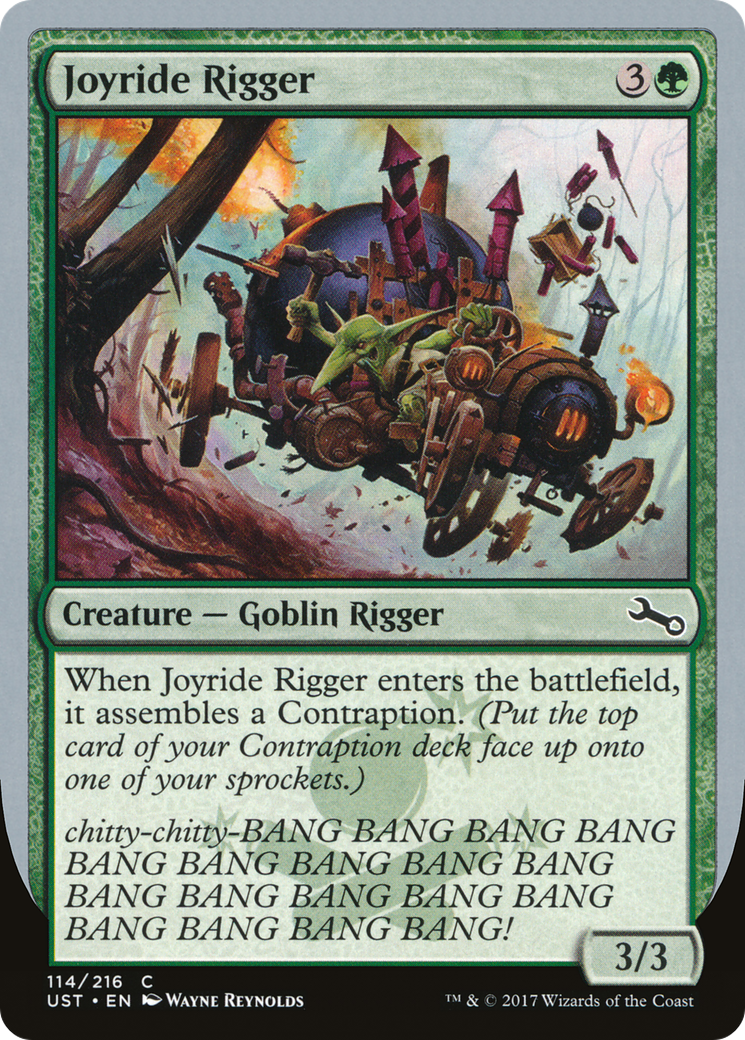 Image of Joyride Rigger (UST-114) - Unstable