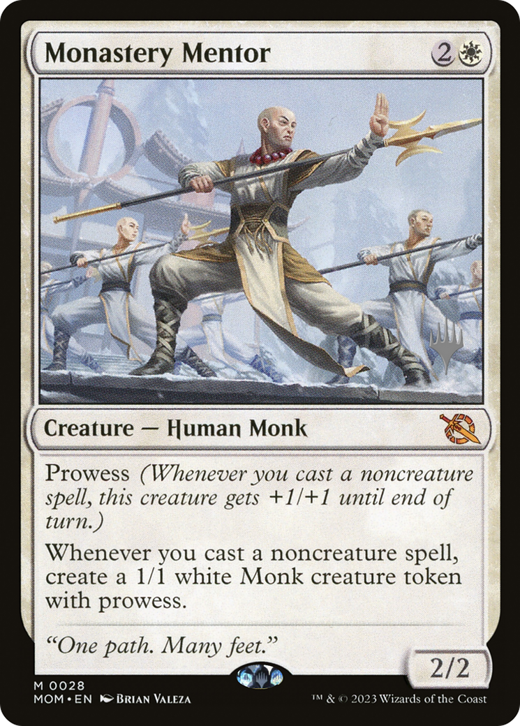 Image of Monastery Mentor (PPMOM-028) - March of the Machine Promos Foil