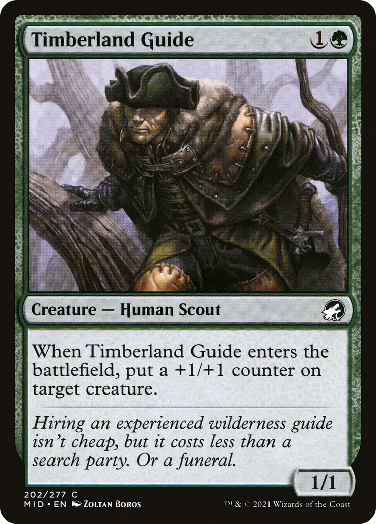 Image of Timberland Guide (MID-202) - Innistrad: Midnight Hunt Foil