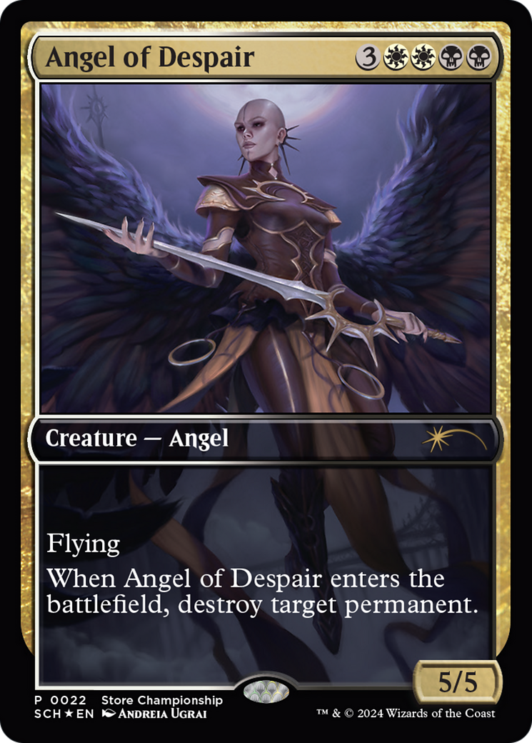 Image of Angel of Despair (GAME-022) - Store Championships Foil