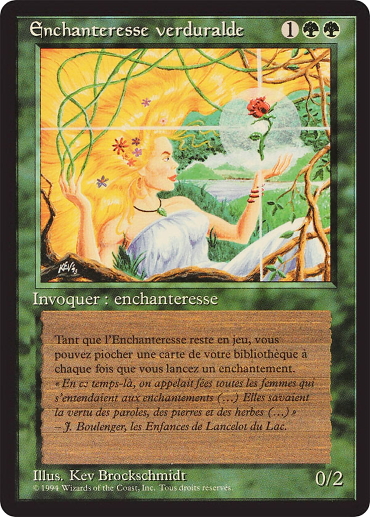 Image of Verduran Enchantress (FBB-) - Foreign Black Border