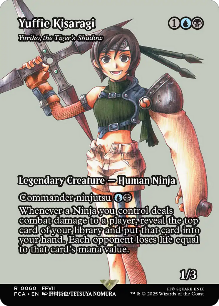 Image of Yuffie Kisaragi - Yuriko, the Tiger's Shadow (Showcase) (FCA-060) - FINAL FANTASY: Through the Ages / Yuffie Kisaragi (Borderless)