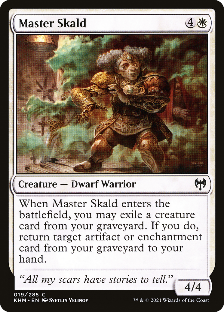 Image of Master Skald (KHM-019) - Kaldheim Foil