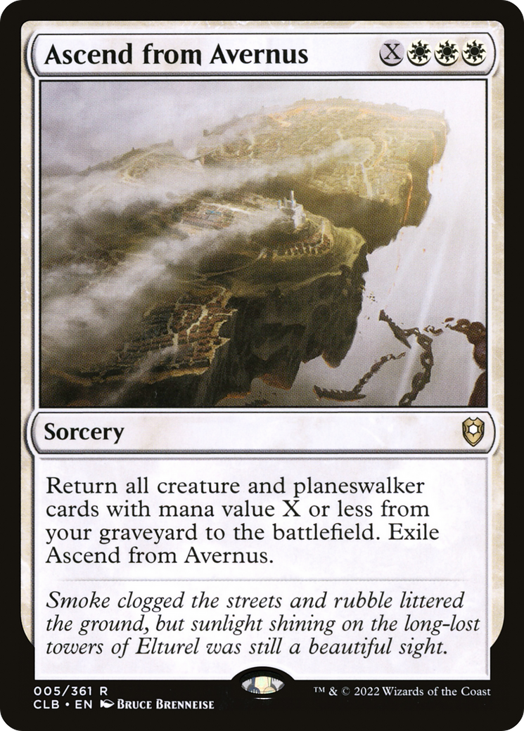 Image of Ascend from Avernus (CLB-005) - Commander Legends: Battle for Baldur's Gate Foil