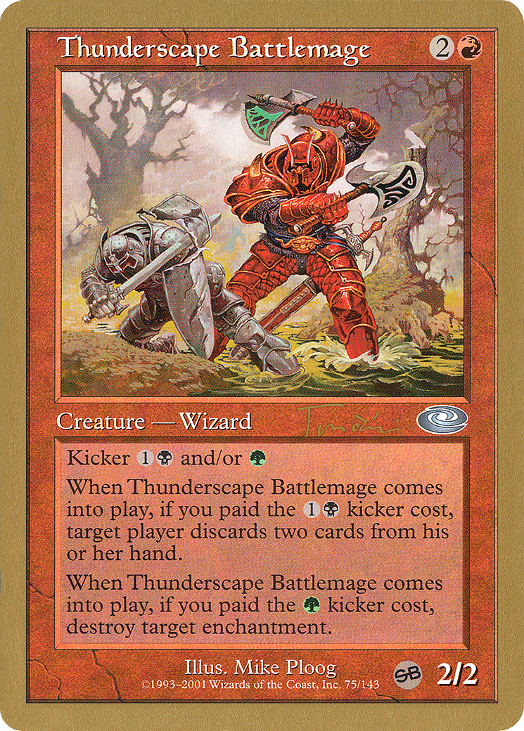 Image of Thunderscape Battlemage - 2001 Jan Tomcani (PLS) (WCD-) - World Championship Decks 2001