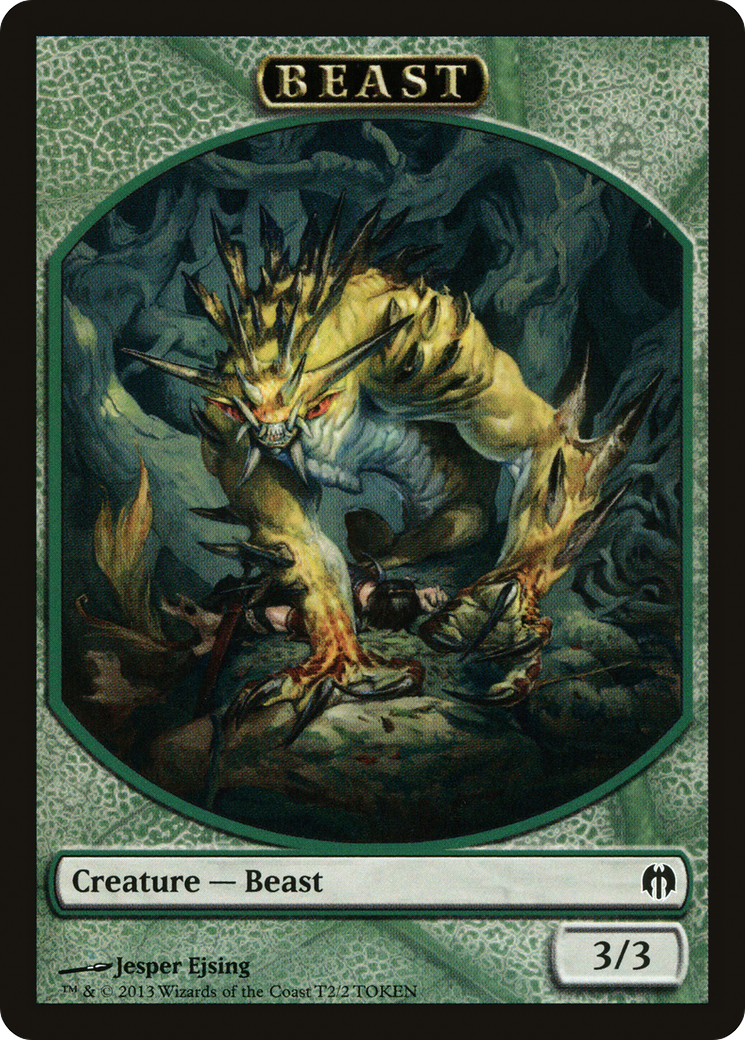 Image of Beast Token (DDL-002) - Duel Decks: Heroes vs. Monsters Tokens