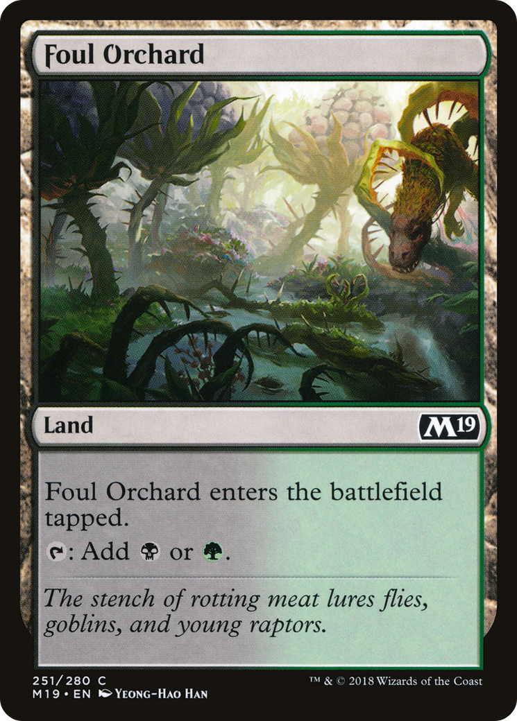Image of Foul Orchard (M19-251) - Core Set 2019 Foil